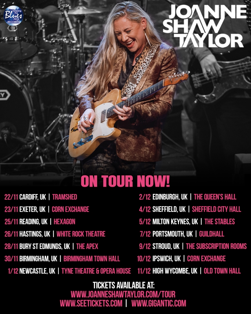 Joanne Shaw Taylor 2022 Tour Poster